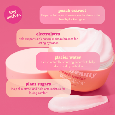 Peach Nectar Sorbet Moisturizer - ESW Beauty