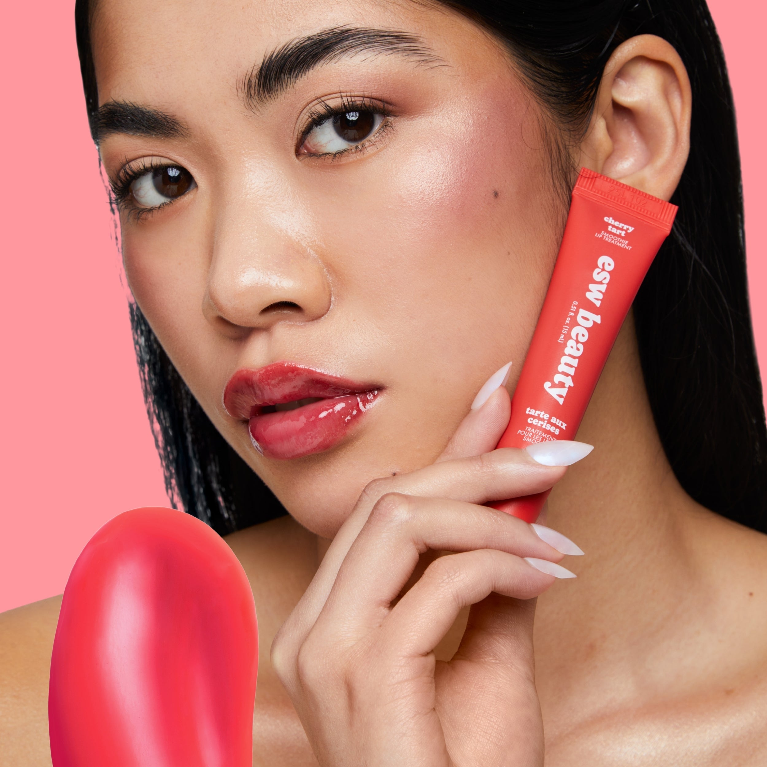 Cherry Tart Smoothie Advanced Smoothing Lip Treatment - ESW Beauty