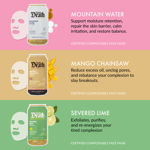 Liquid Death Face Mask Box Set