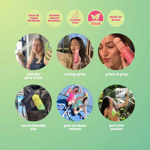 Coconut Dreams Calming Infused Water Facial Mist - ESW Beauty