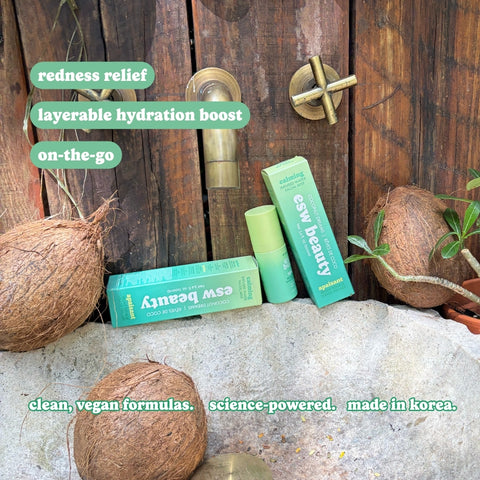 Coconut Dreams Calming Infused Water Facial Mist - ESW Beauty