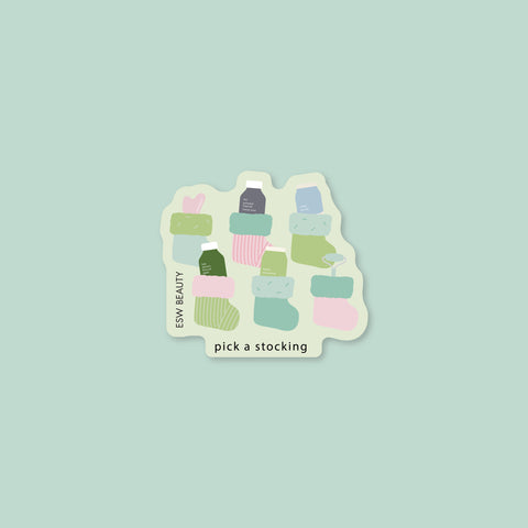 Pick A Stocking Sticker