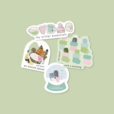 Winter Sticker Bundle Kit