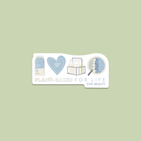 Plant-Based for Life Sticker