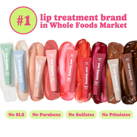 Rose Sugar Shimmer Smoothie Lip Treatment - ESW Beauty