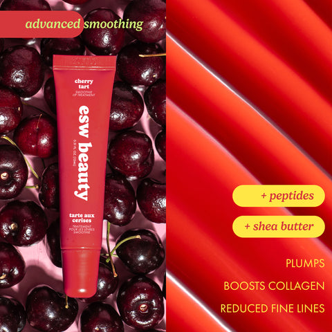 Cherry Tart Smoothie Advanced Smoothing Lip Treatment - ESW Beauty