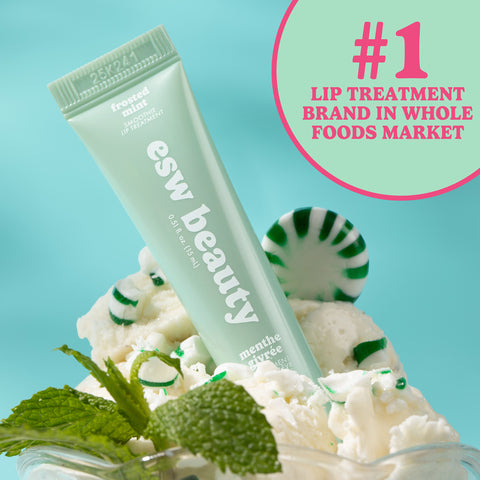 Frosted Mint Shimmer Smoothie Lip Treatment - ESW Beauty