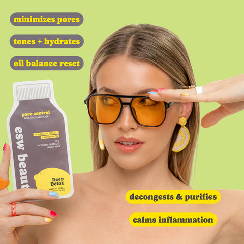 Deep Detox Pore Control Raw Juice Mask - ESW Beauty