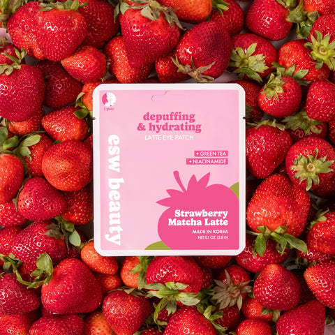 Strawberry Matcha Latte Depuffing & Hydrating Eye Patches