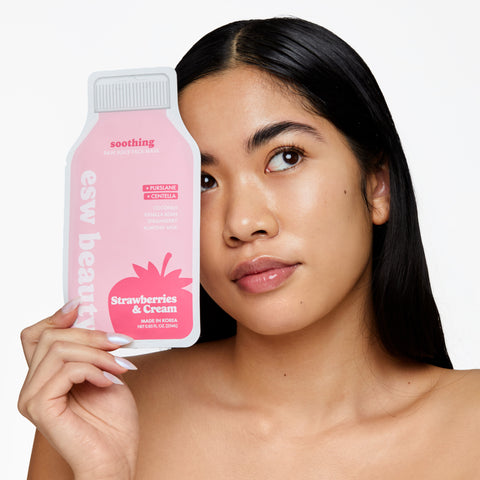 Strawberries & Cream Soothing Raw Juice Mask