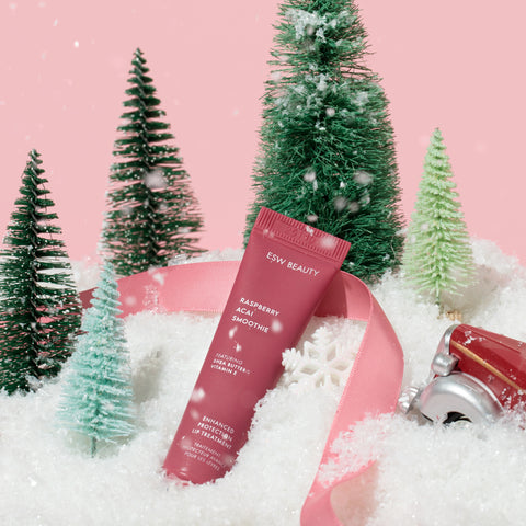 Raspberry Acai Smoothie Enhanced Protection Lip Treatment Holiday Skins