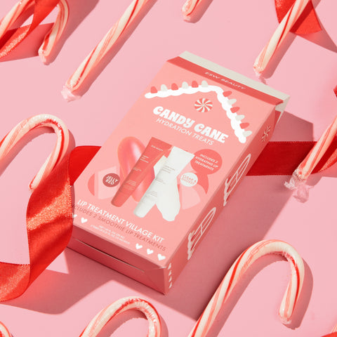 Candy Cane Hydration Treats Lip Treatment Village Kit - ESW Beauty