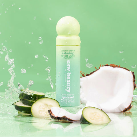 Coconut Dreams Calming Infused Water Facial Mist - ESW Beauty