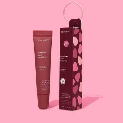 Raspberry Acai Smoothie Enhanced Protection Lip Treatment Holiday Skins