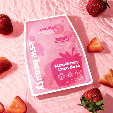 Strawberry Coco Rosé Soothing Biocellulose Mocktail Mask