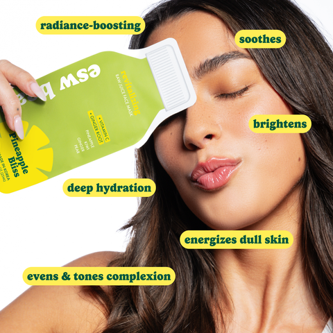 Pineapple Bliss Revitalizing Raw Juice Mask - ESW Beauty