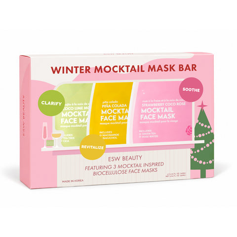 Winter Mocktail Bar Mocktail Mask Set - ESW Beauty