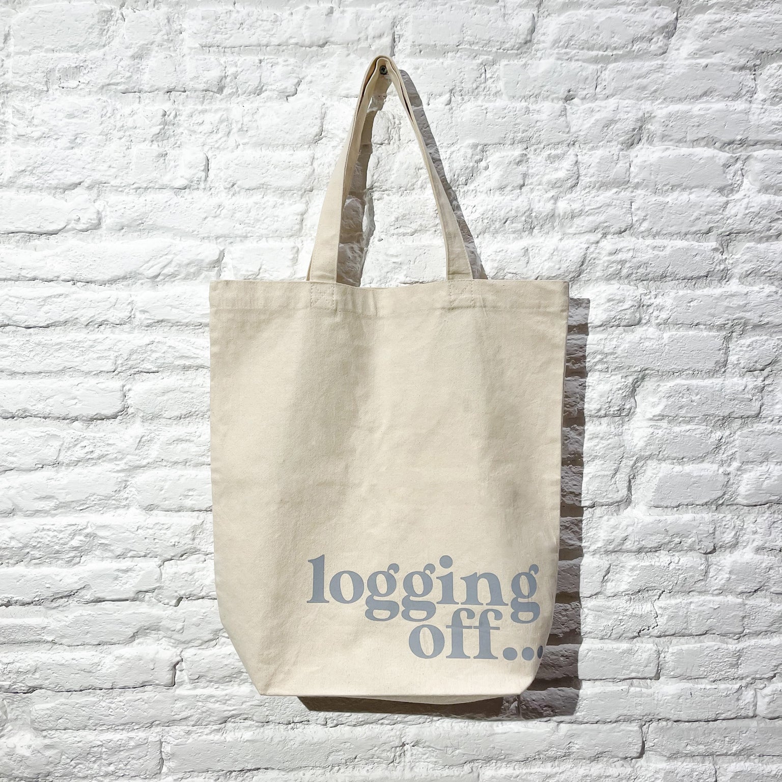 Brown College Tote Bag (Water Repellent) IDGAF - PLOR