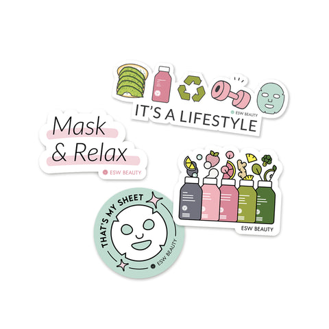 Raw Juice Mask Sticker Bundle - ESW Beauty