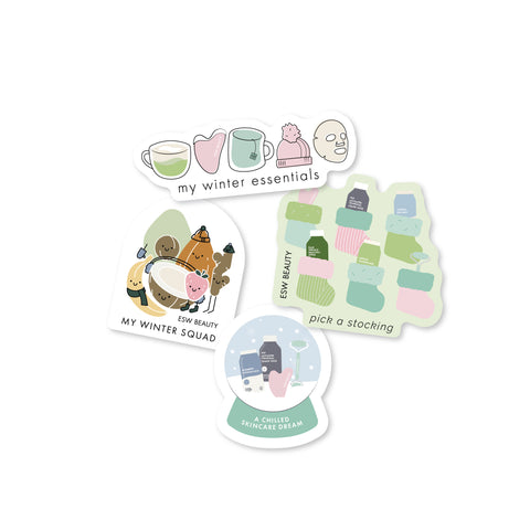 Winter Sticker Bundle Kit - ESW Beauty