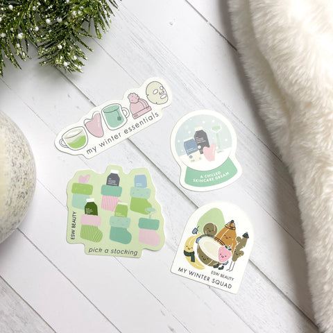 Winter Sticker Bundle Kit - ESW Beauty